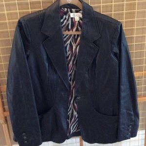 Denim & Co Leather Jacket